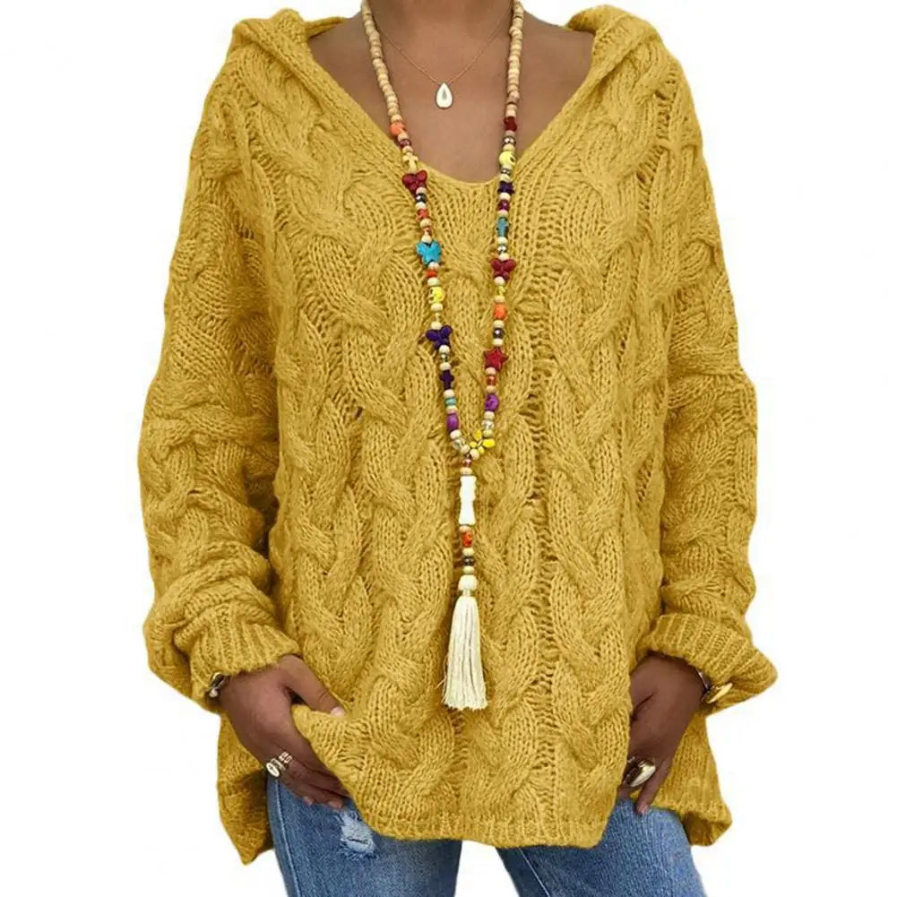 Krohn-e | Oversize Kabelstrickpullover Kabelstrick Weich und Lässig