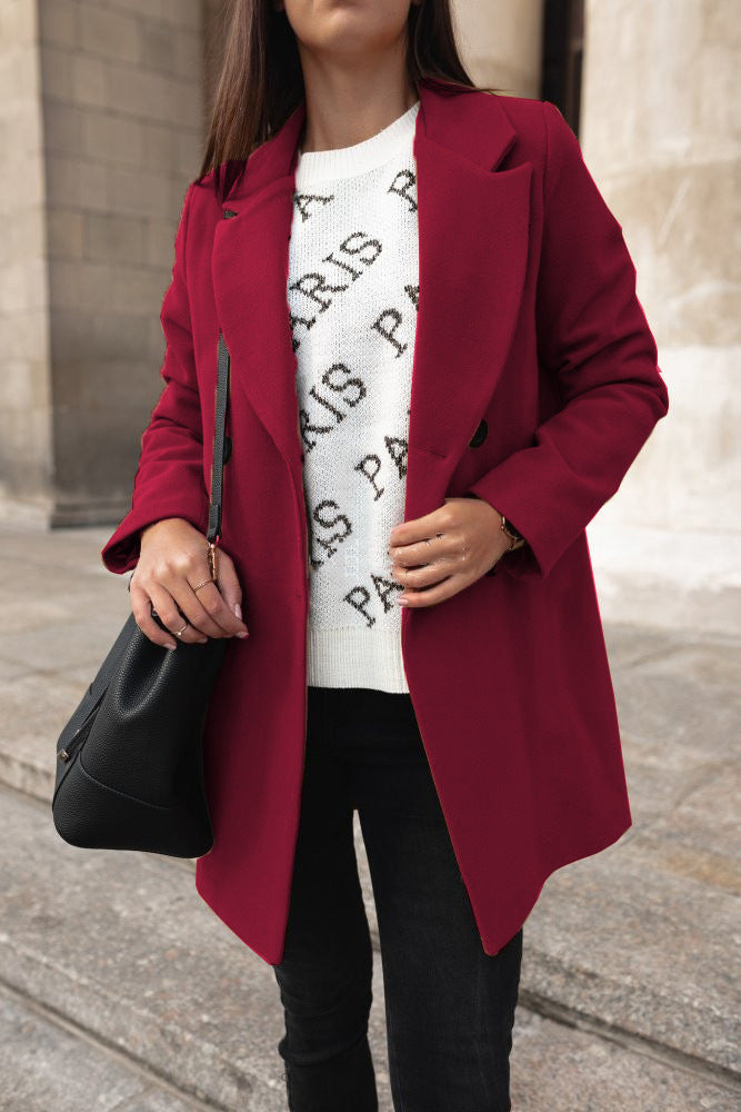 Krohn-e | Klassische Rollkragenjacke für Frauen