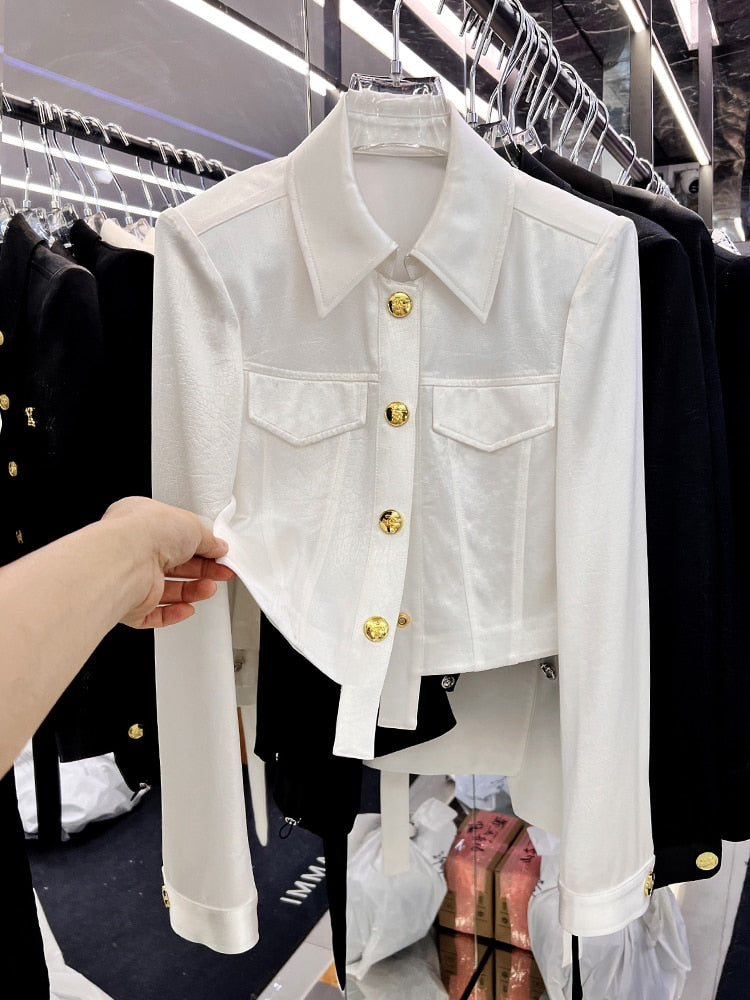 Krohn-e | Ich will keine Geheimnisse behalten Crop-Jacke