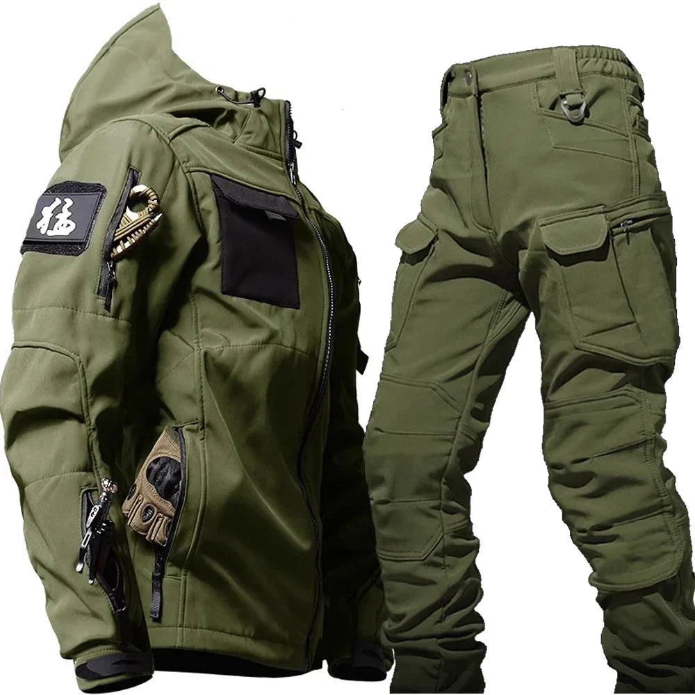 Winter-Outdoor-Set Maximilian mit Fleecefutter, wasserfest