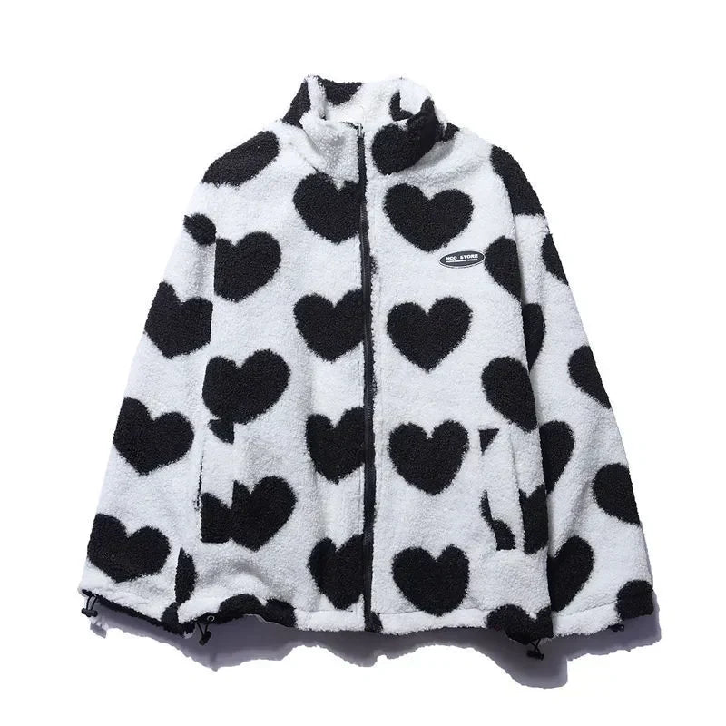 Krohn-e | Wendejacke mit Herzmuster
