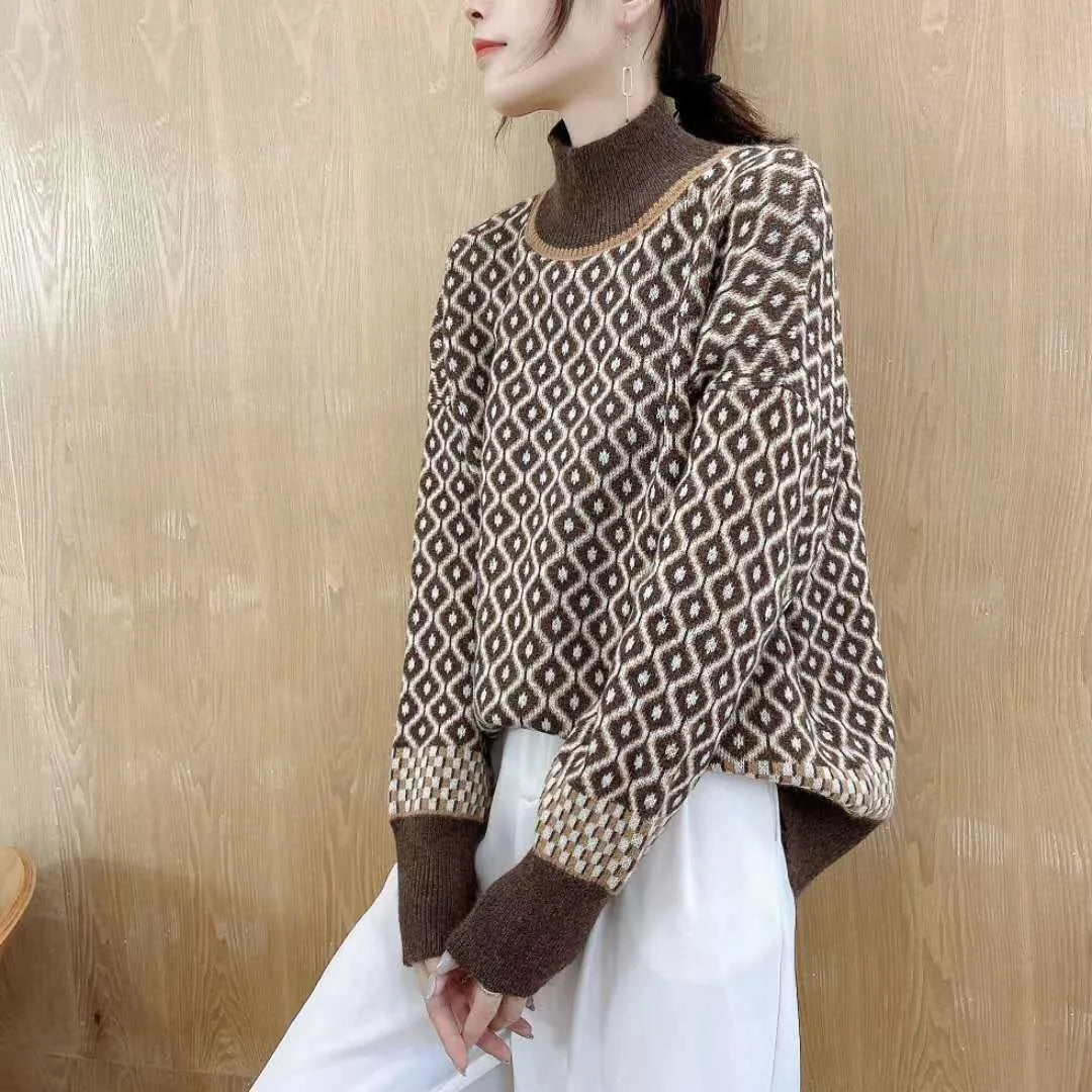 Damenshirt Cyra mit Rollkragen