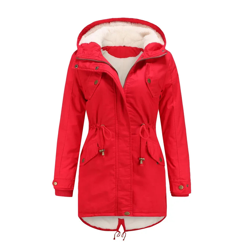 Lena Damen Winterparka: Flauschiges Fleecefutter, maximaler Wärmekomfort und Style