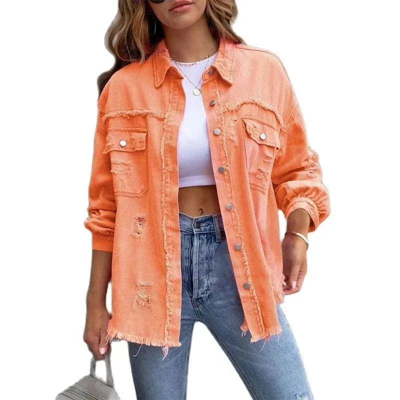 Krohn-e | Übergroße Denim Jacke für Damen
