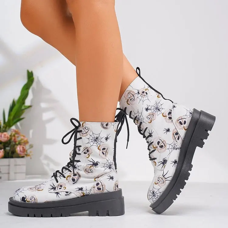 Krohn-e | Damen Freizeit Schnürstiefel