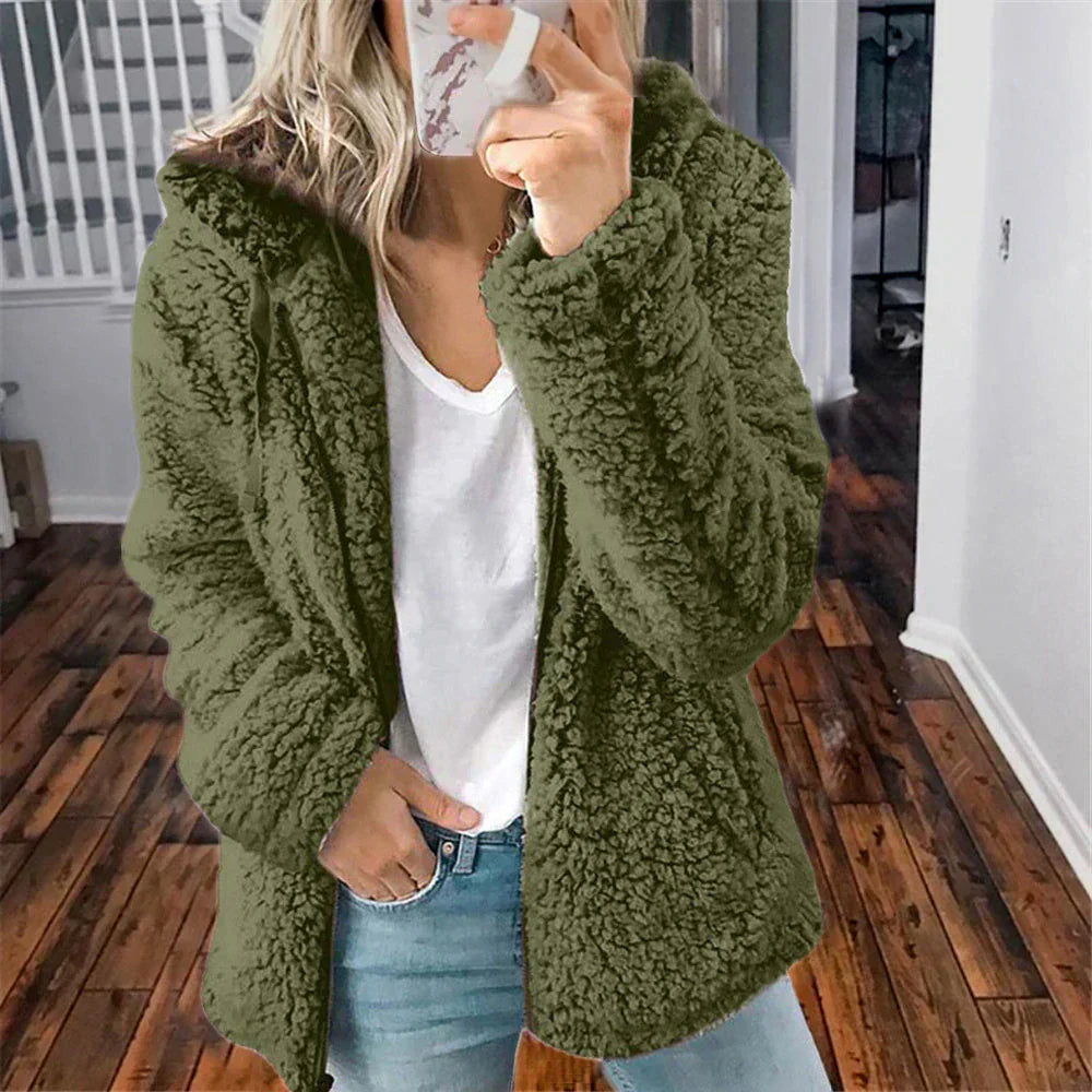 Damen Winterjacke mit Kapuze - Modell Silvia
