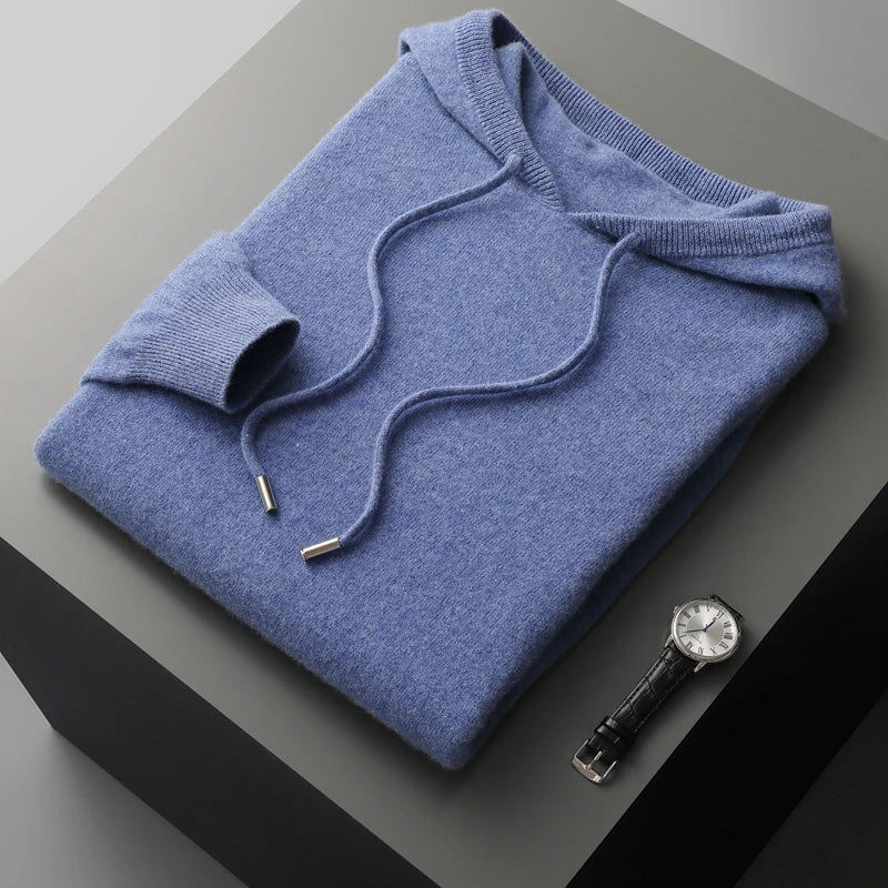 Krohn-e | Hoodie Aus Wollmix Wolle Warm und Bequem