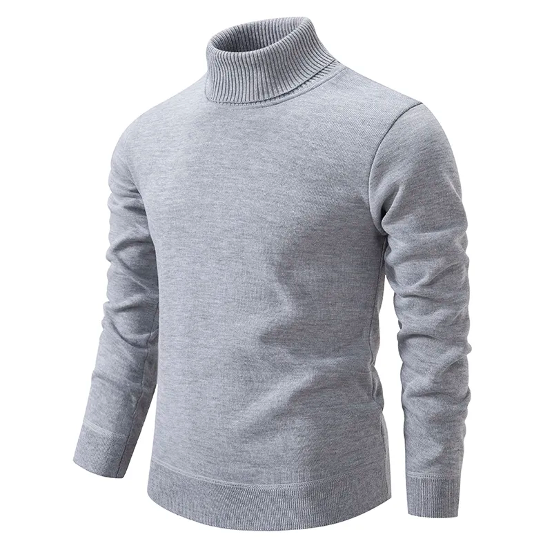 Hochwertiger Herren-Baumwollpullover mit Rollkragen - weich und angenehm zu tragen