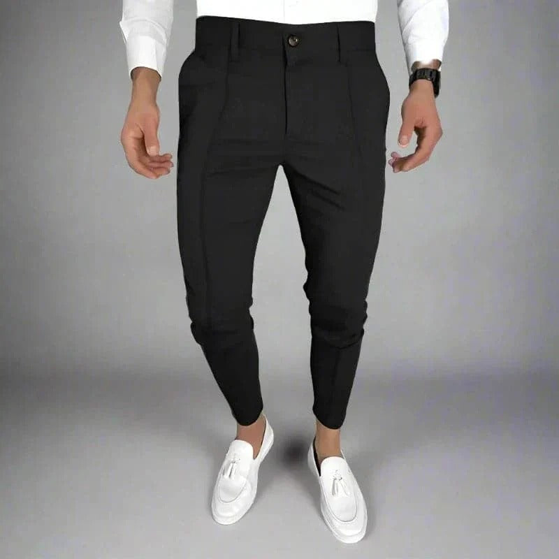 Jerry Herrenhose: Klassische, knitterfreie Vintage-Hose