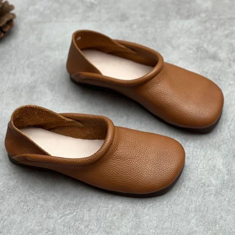 KROHN-E Damen Sandalen Veganes Leder Verstellbare Riemen