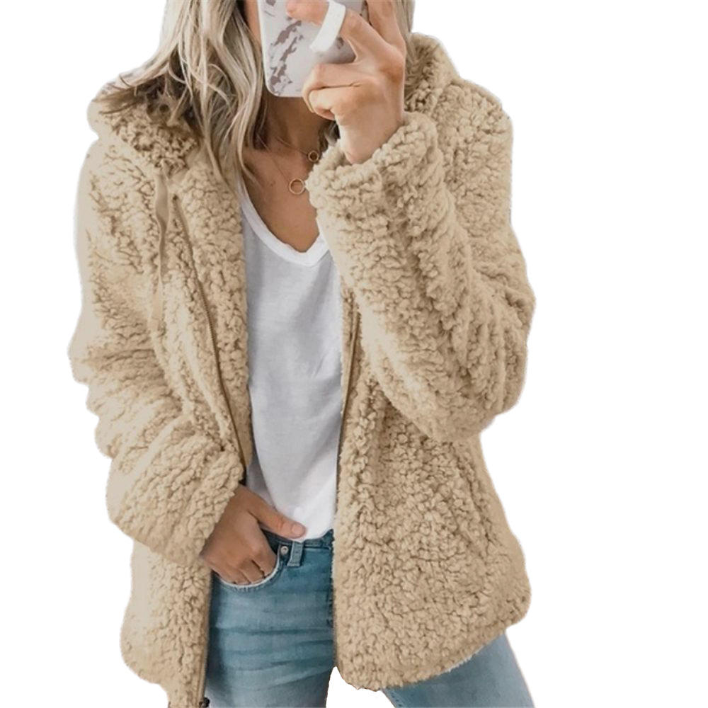 Krohn-e | Teddy Fleecejacke Damen Lang
