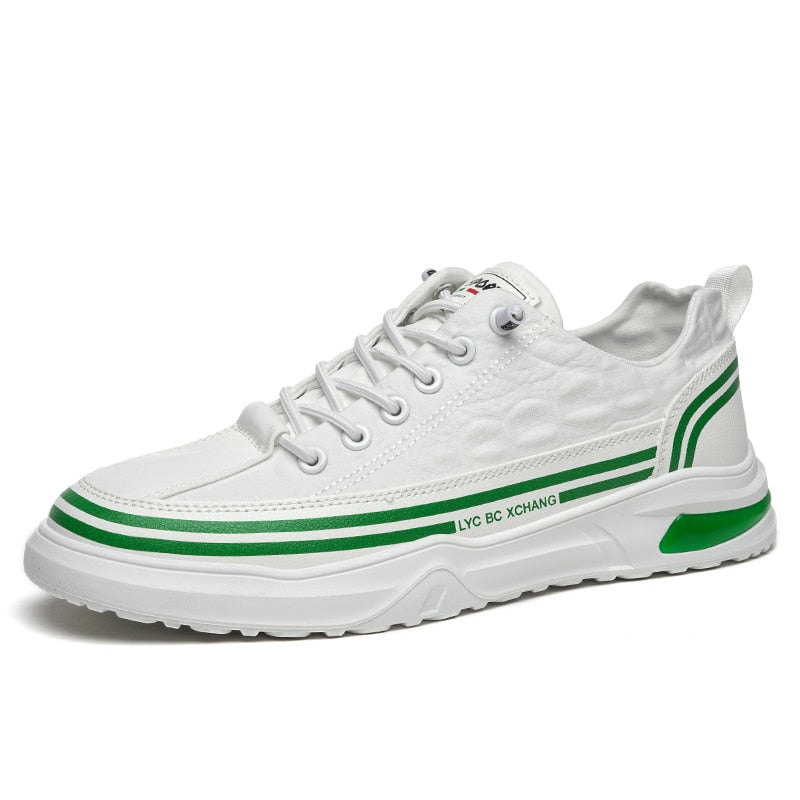 Männerschuhe: Modische Sneaker mit weißer Sohle für Komfort und Style