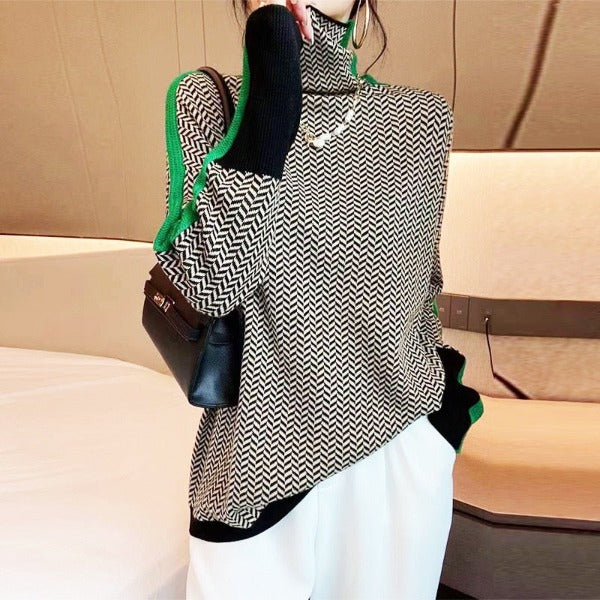 Anna: Pullover mit Muster