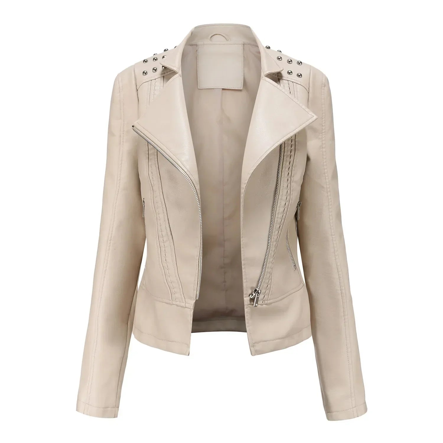 Doutzen: Schicke, schmale Lederjacke