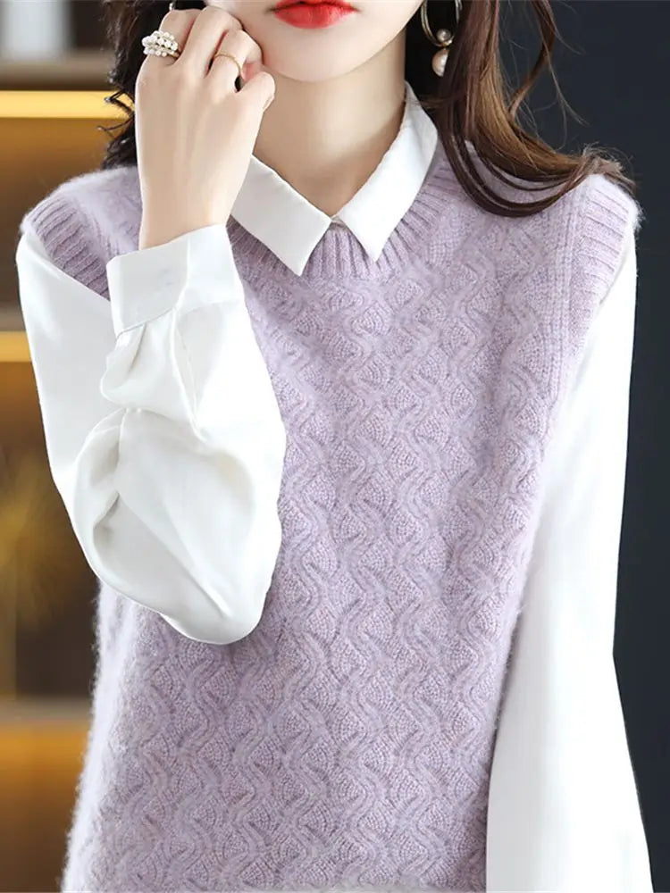 Dinas zeitloser, stilvoller Winterpullover