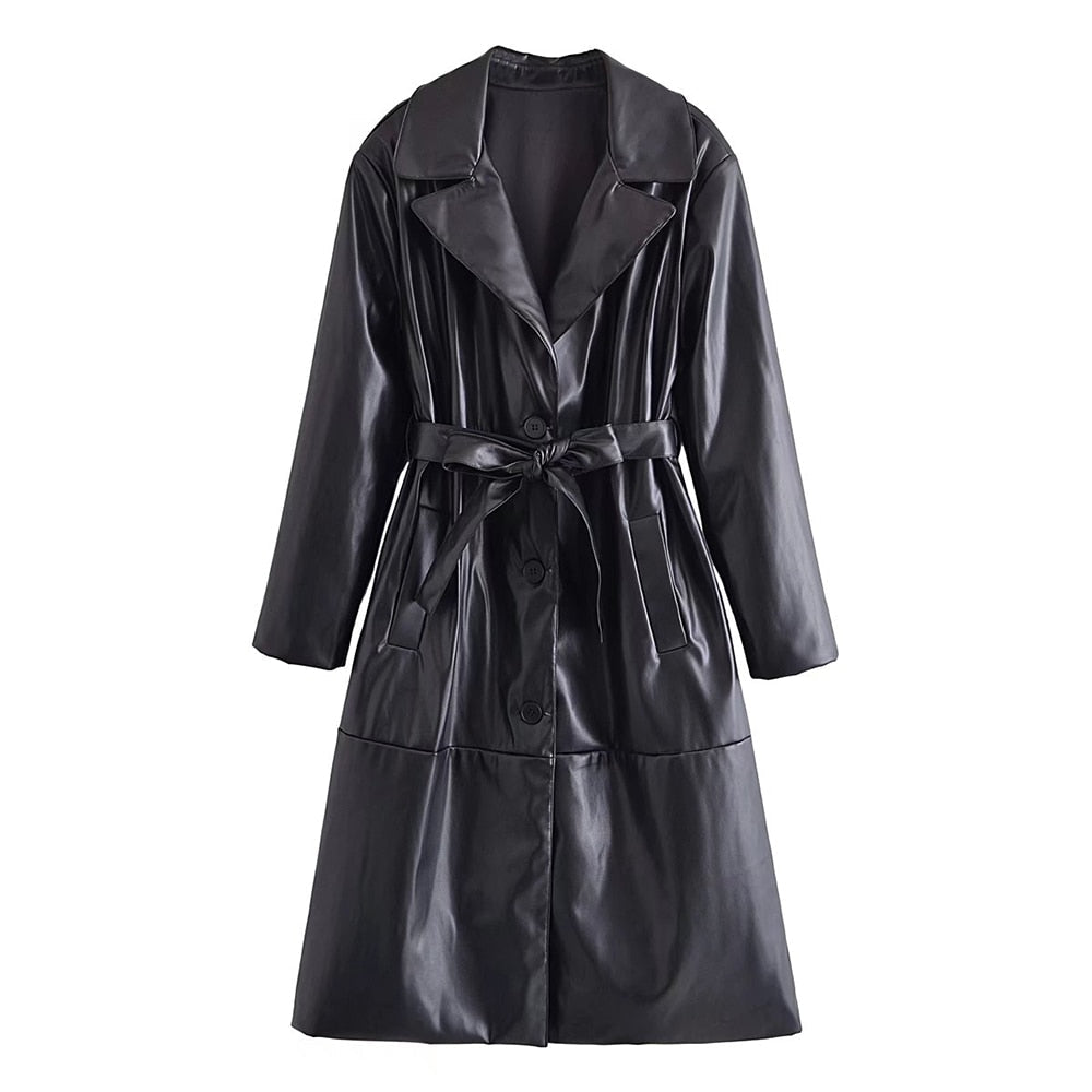 Krohn-e | Imitationslederjacke für Damen