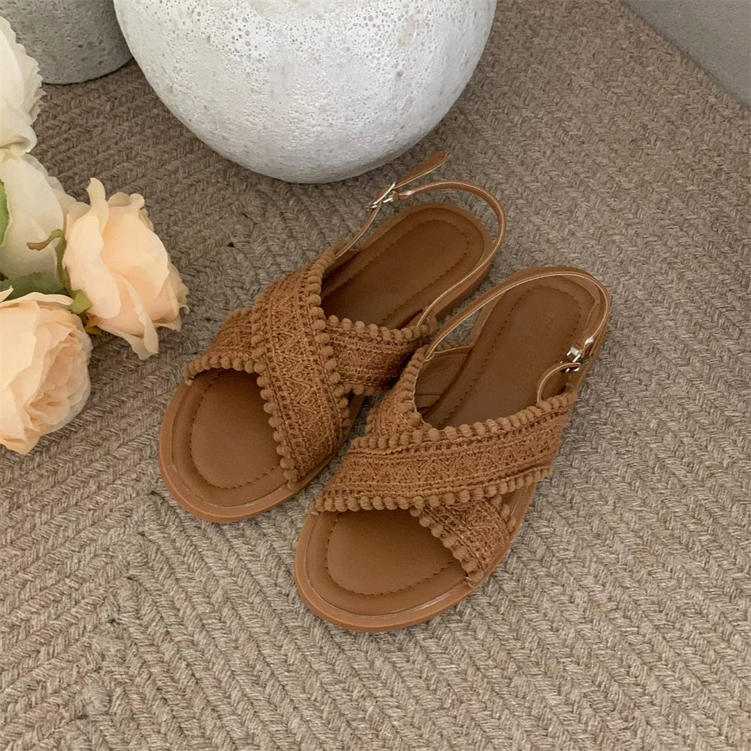 Rubie Sommer-Sandalen mit Kreuzriemen 2024