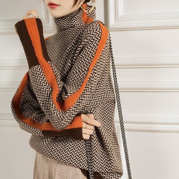 Anna: Pullover mit Muster