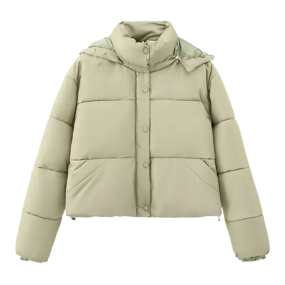 Krohn-e | Lässige Kurze Kapuzenjacke