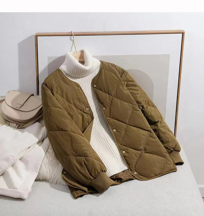 Krohn-e | Damenjacke für Herbst und Winter Modisch und Warm