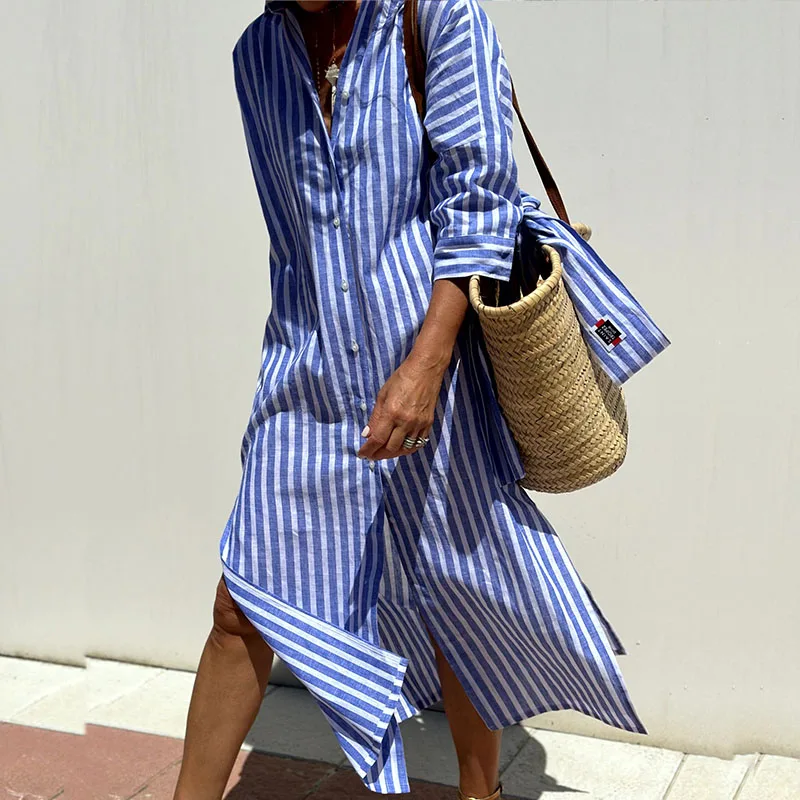 Kleid von Rosie mit gestreiftem Muster