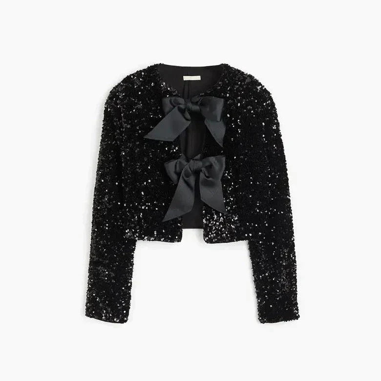 Johanns modische, funkelnde Jacke