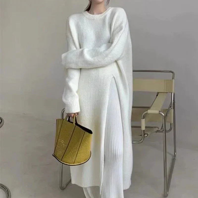 Krohn-e | Lässiges und Modisches Winter Strickkleid