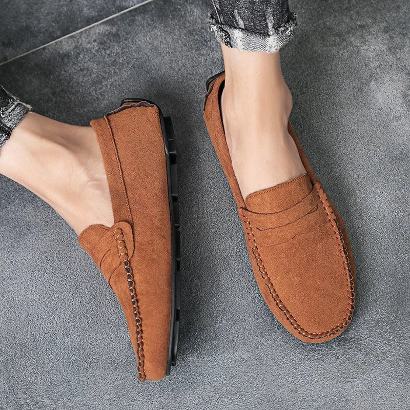 MeisterKlassik Herren Luxus Wildleder Slipper