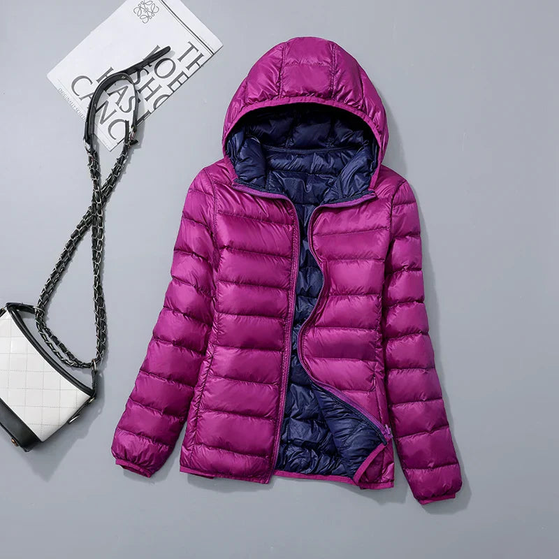 Krohn-e | Kapuzen Daunenjacke Spezielle Winter