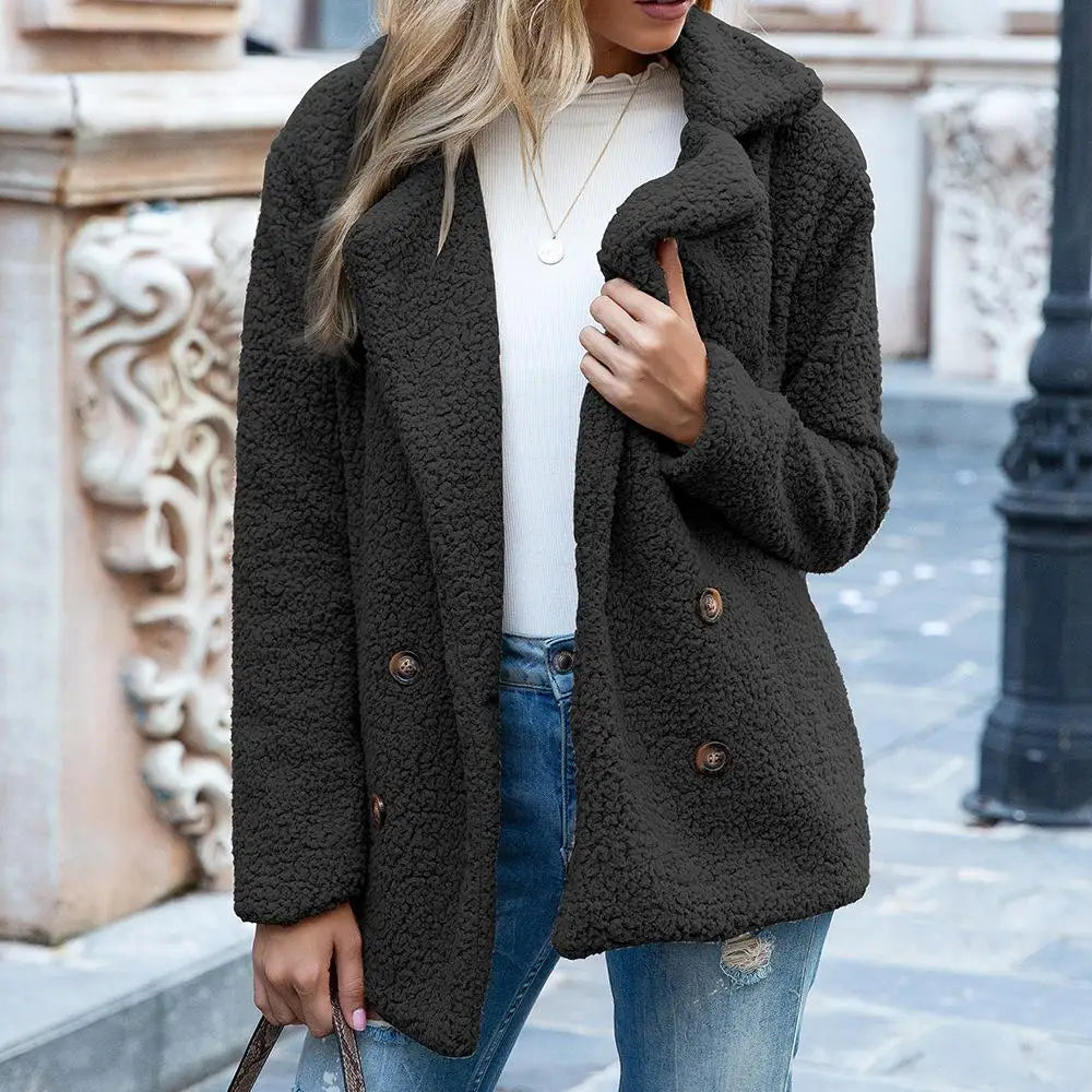Krohn-e | Teddyjacke Braun Flauschig und Trendy