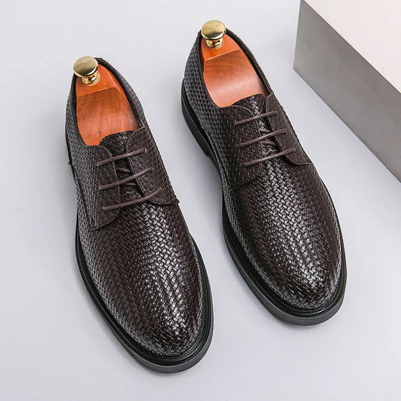 Herren-Oxfords aus hochwertigem Leder