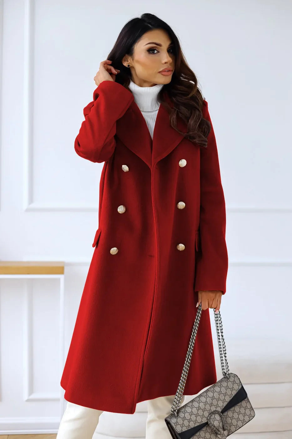 Hochwertiger Damen Winter Trenchcoat Elbe