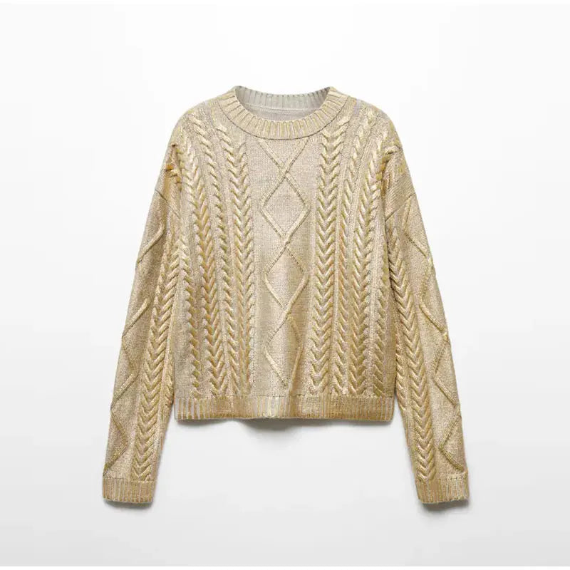 Ezra: Strickpullover mit langen Ärmeln