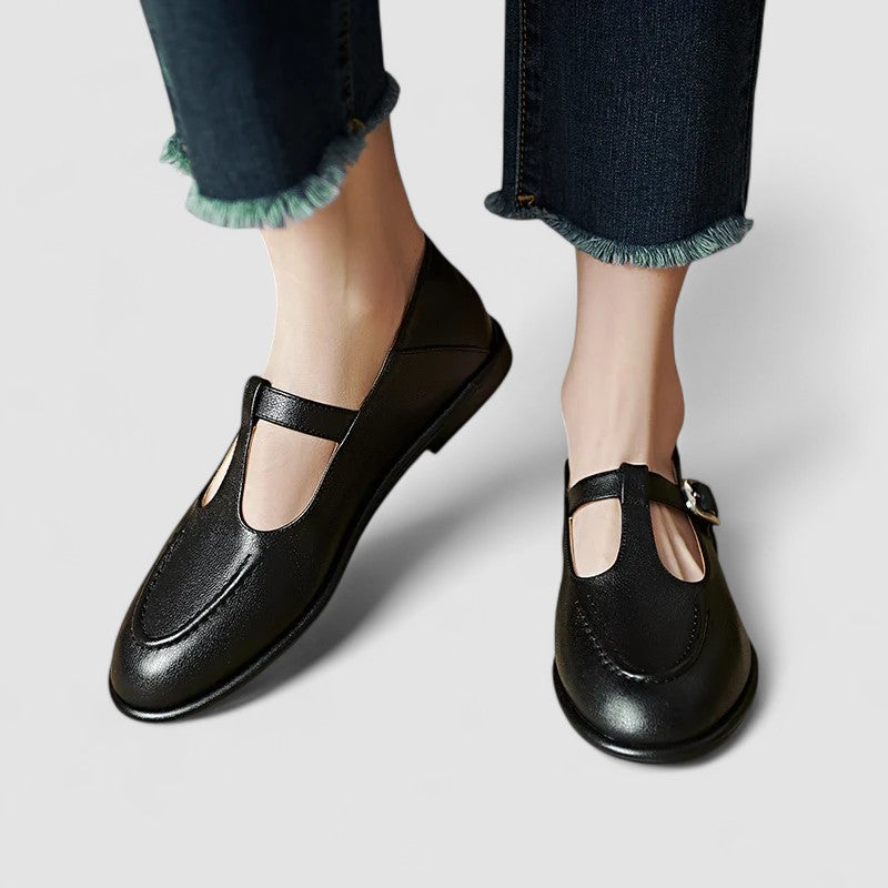 KROHN-E Damen Orthopädische Schuhe Niedriger Absatz Komfort