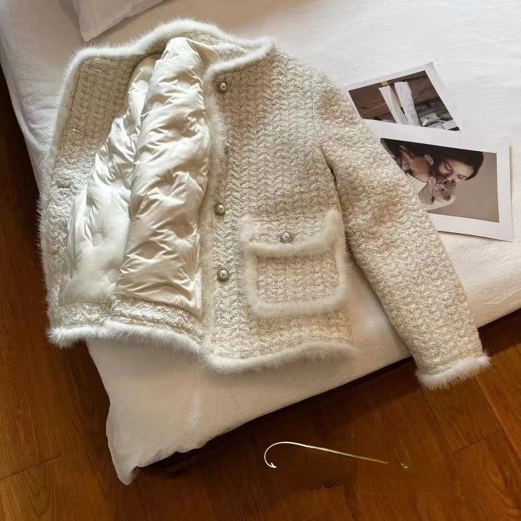 Krohn-e | Eleganter Wintermantel mit Gürtel