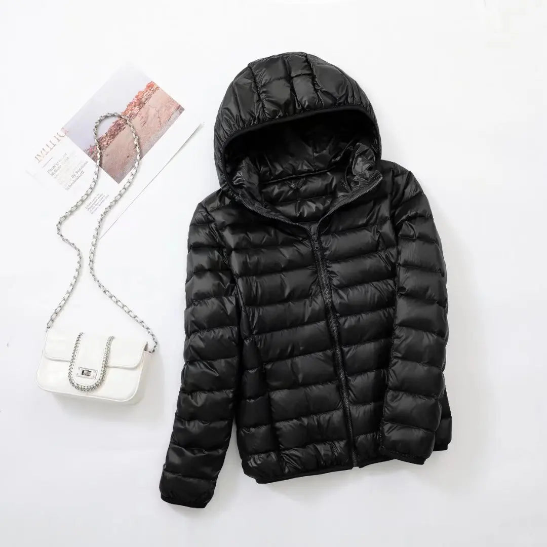 Krohn-e | Kapuzen Daunenjacke Spezielle Winter