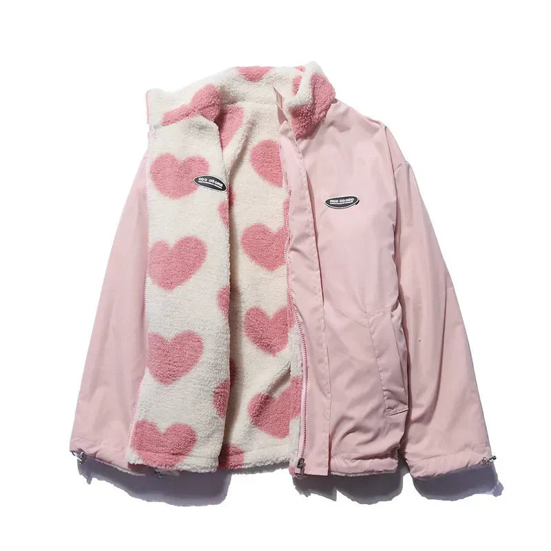Krohn-e | Wendejacke mit Herzmuster