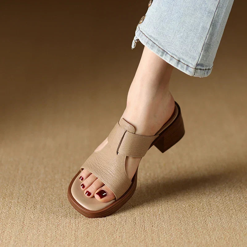 KROHN-E Damen Sandalen Verstellbare Riemen Komfort