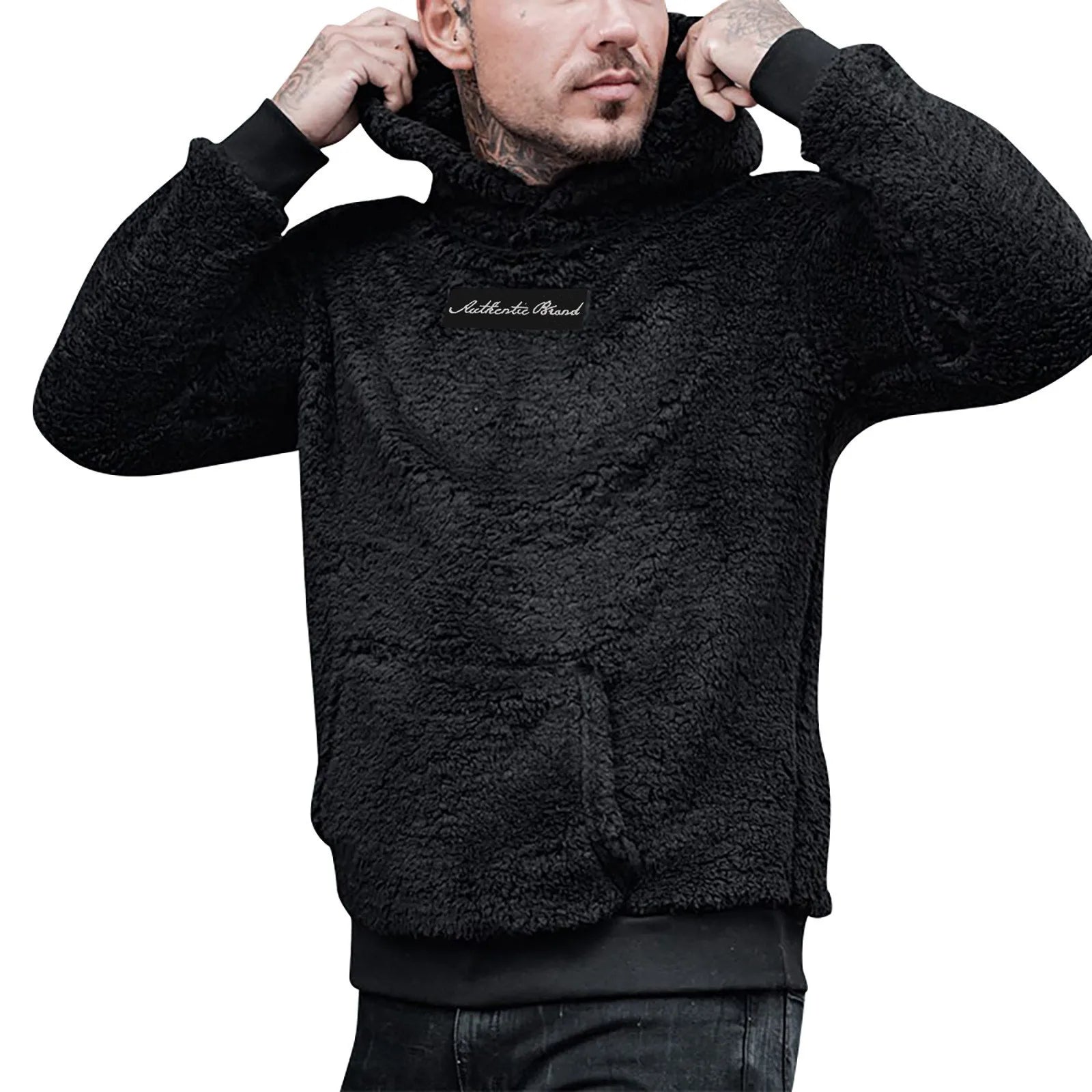 Krohn-e | Kapuzensweatshirt mit Premium Komfort Polyester Fleece Modern und Warm