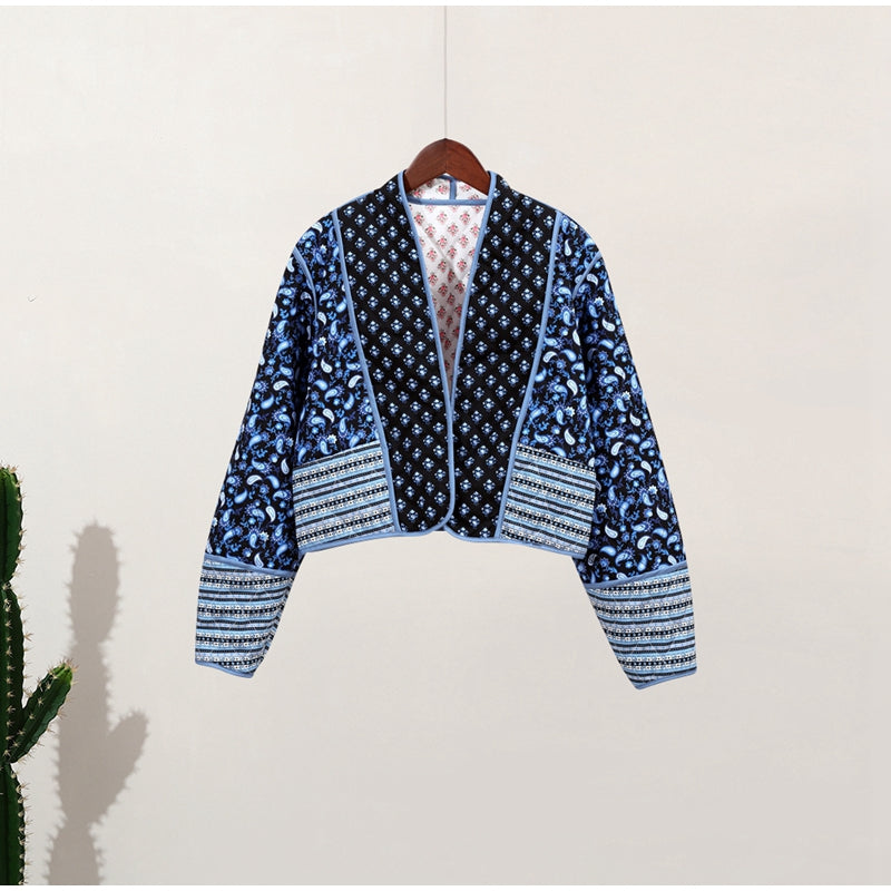 Krohn-e | Damenjacke mit Blumenmuster