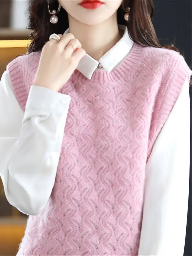 Dinas zeitloser, stilvoller Winterpullover
