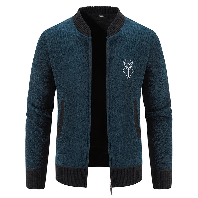 Krohn-e | Lässige Strickjacke für Herren aus hochwertigem Garn