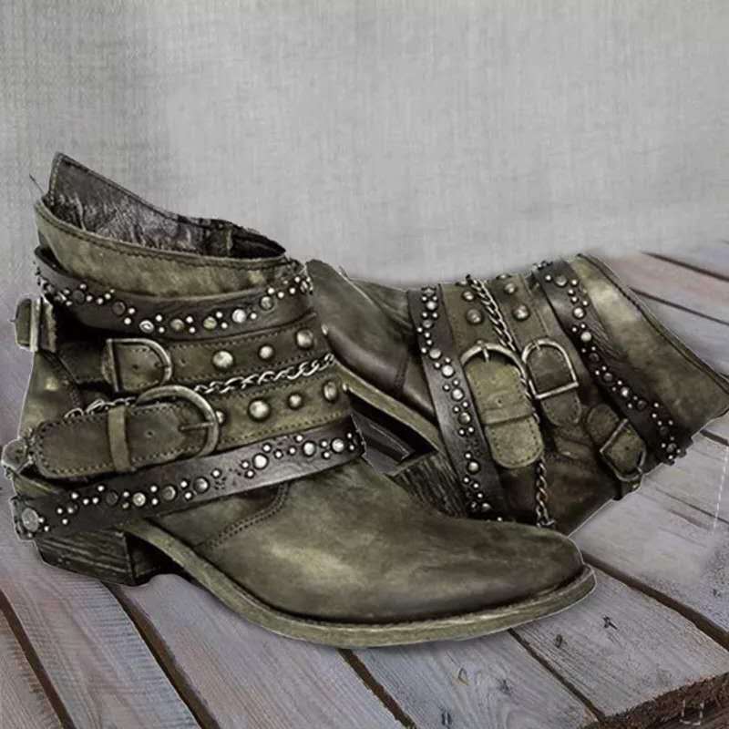 Luther Herren Stiefel im Vintage Retro-Stil