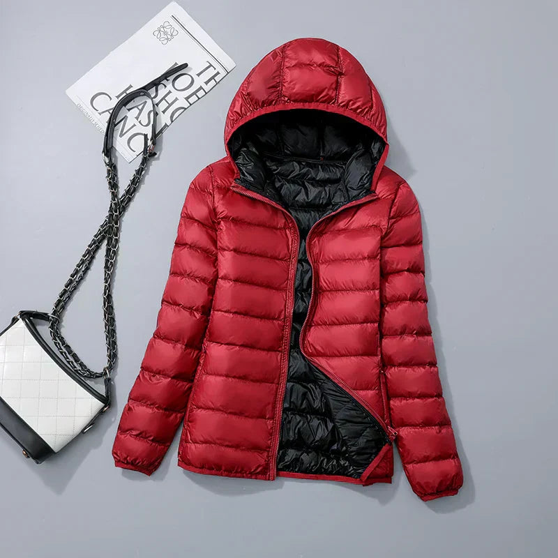 Krohn-e | Kapuzen Daunenjacke Spezielle Winter
