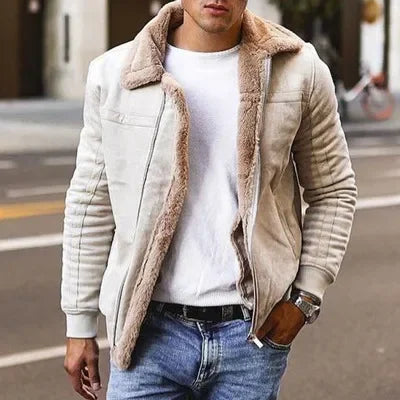 Krohn-e | Stilet Pelzfutterjacke Polyester Warm und Bequem