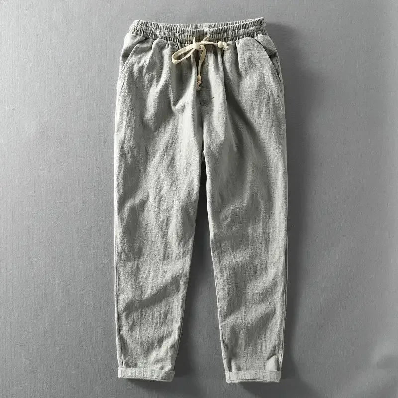 Leichte und bequeme Herrenhose aus Leinen
