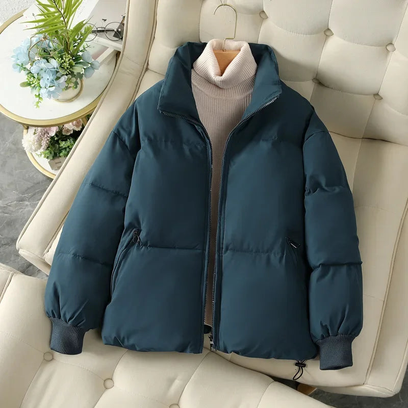 Krohn-e | Herbst/Winter Stehkragen Pufferjacke