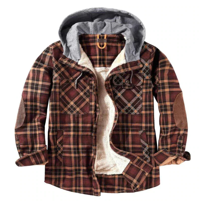 Krohn-e | Karierte Herrenjacke