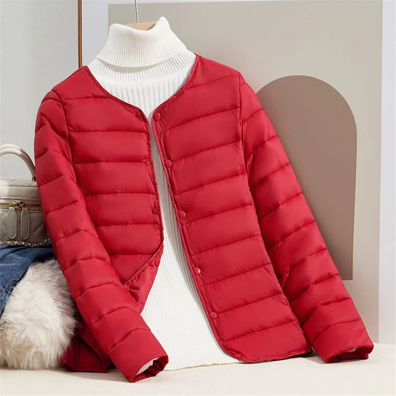 Krohn-e | Slim Fit Leichte Daunenjacke