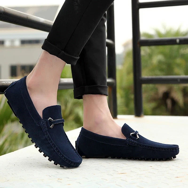 Herren-Slipper aus Leder von UrbanFit